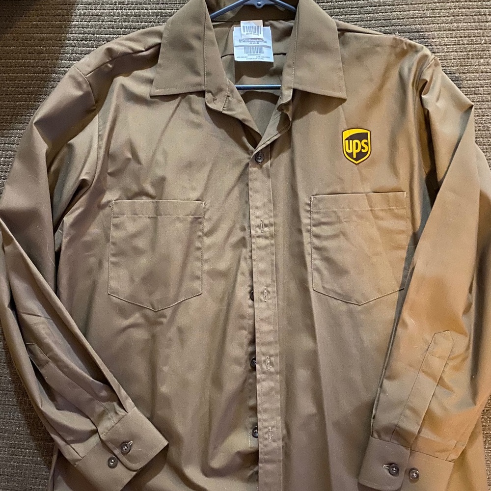 Men’s long sleeve United Parcel Uniform shirt